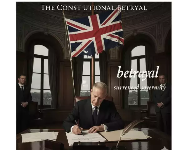 Symbolising Prime Minister Edward Heath signs the Treaty of Accession, 1972, confirming the UK's entry into the European Economic Community.